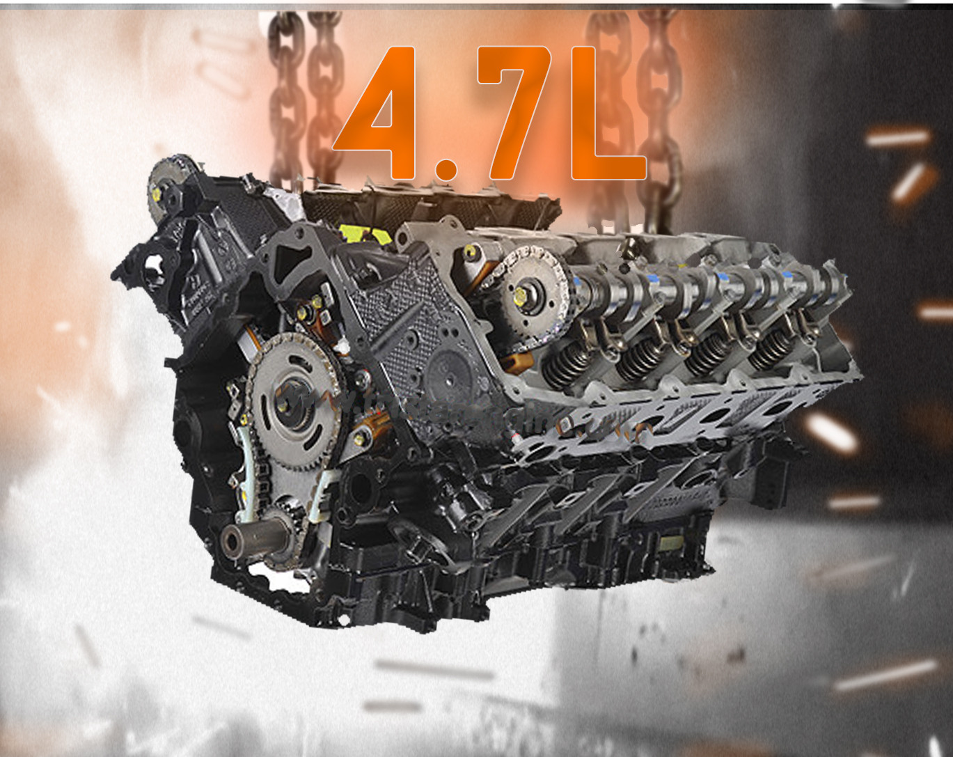 PROFessional Powertrain DDF9 Chrysler 4.7L/287 Engine Remanufactured 