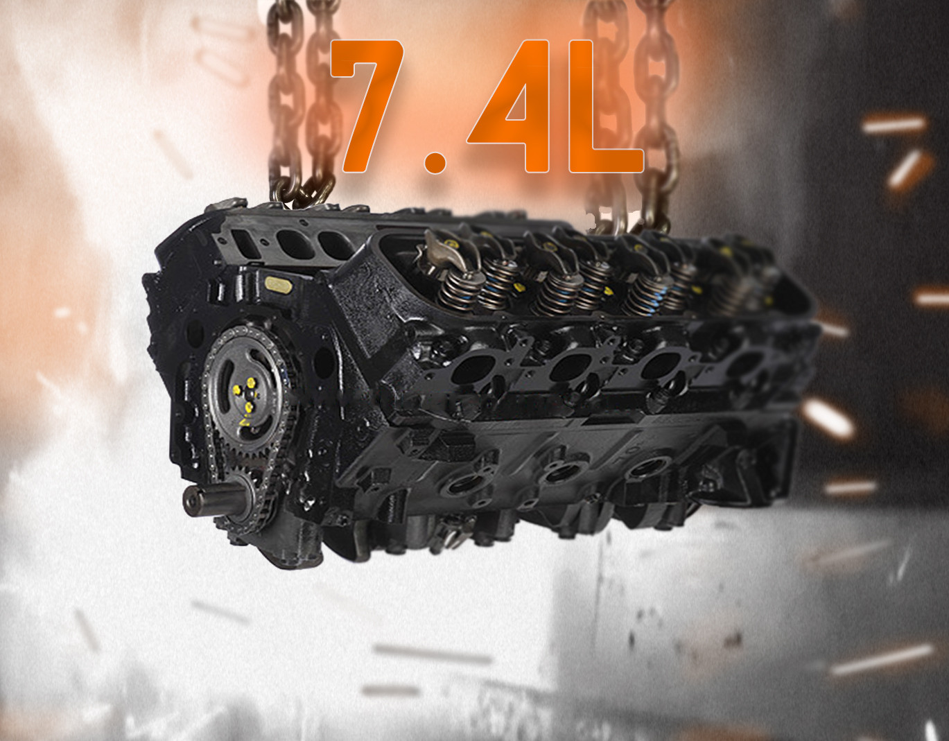 Part # 4077 • 7.4L Remanufactured Engine