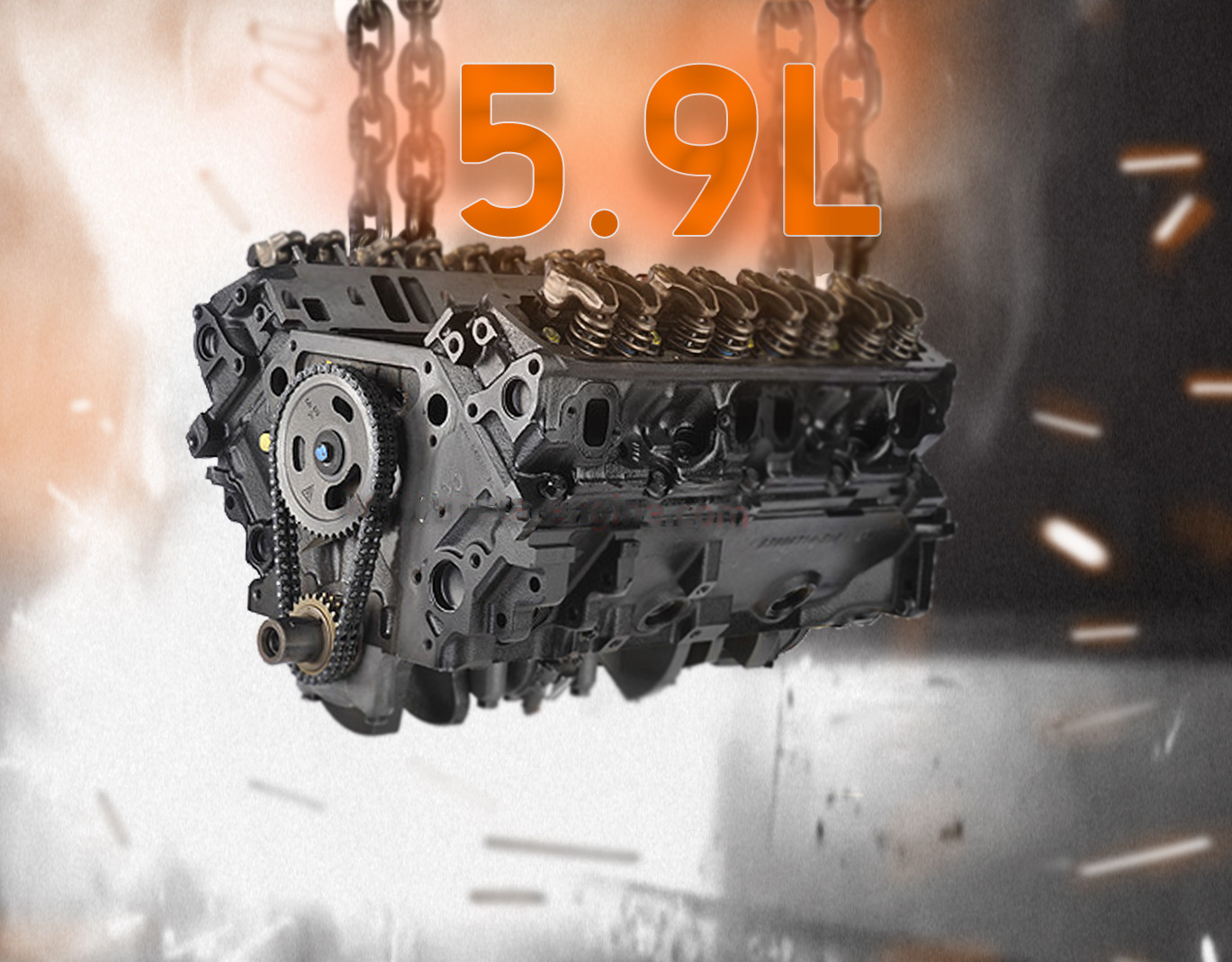 Part # 2077 • 5.9L Remanufactured Engine