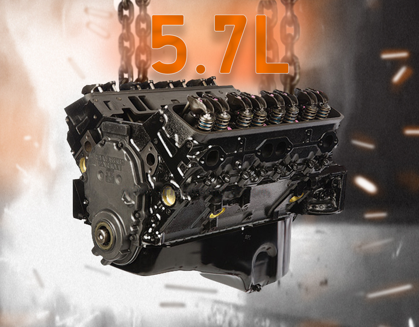PART # P4120M 5.7L Remanufactured Marine Engine