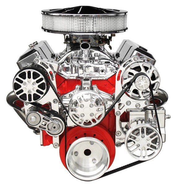 CHEVY SMALL BLOCK VICTORY SERIES KIT WITH ALTERNATOR, A/C AND POWER STEERING