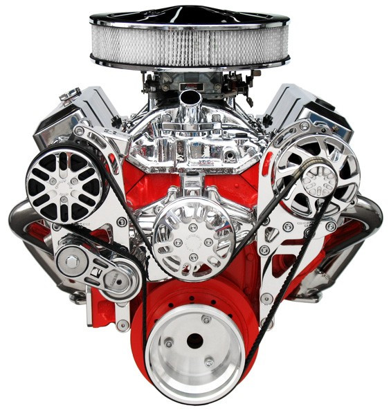 CHEVY SMALL BLOCK VICTORY SERIES KIT WITH ALTERNATOR AND A/C