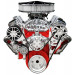 CHEVY SMALL BLOCK VICTORY SERIES KIT WITH ALTERNATOR AND A/C