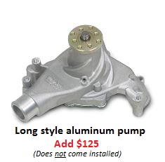 Long style aluminum pump